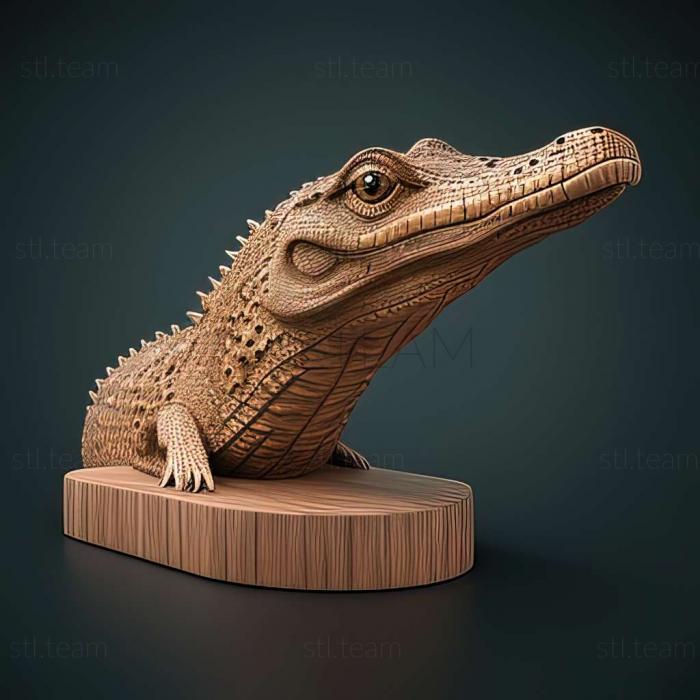 3D model Crocodylus falconensis (STL)